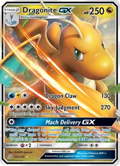 Dragonite-GX (Unified Minds 152)