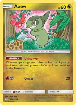 Axew (Unified Minds 154)