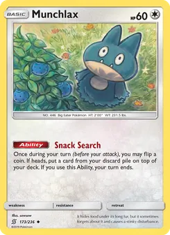 Munchlax (Unified Minds 173)