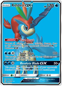 Keldeo-GX (Unified Minds 219)