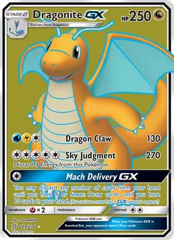 Dragonite-GX (Unified Minds 229)