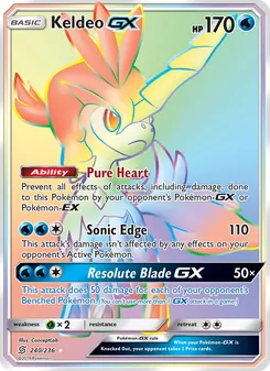 Keldeo-GX (Unified Minds 240)