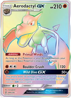 Aerodactyl-GX (Unified Minds 244)
