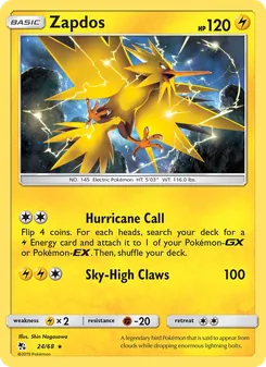 Zapdos (Hidden Fates 24)