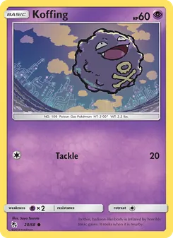 Koffing (Hidden Fates 28)