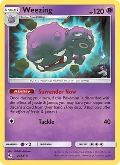 Weezing (Hidden Fates 29)