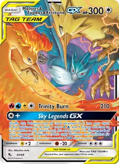 Moltres & Zapdos & Articuno-GX (Hidden Fates 44)