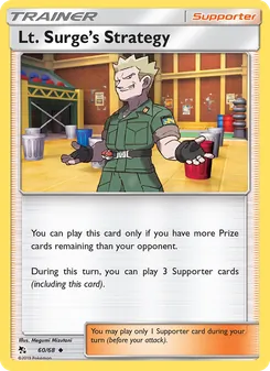 Lt. Surge's Strategy (Hidden Fates 60)