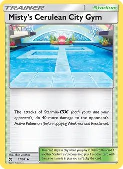 Misty's Cerulean City Gym (Hidden Fates 61)