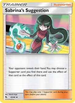 Sabrina's Suggestion (Hidden Fates 65)