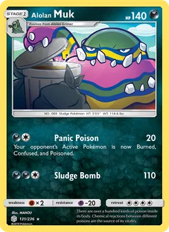Alolan Muk (Cosmic Eclipse 131)