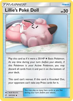 Lillie's Poké Doll (Cosmic Eclipse 197)