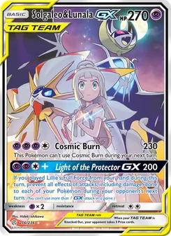 Solgaleo & Lunala-GX (Cosmic Eclipse 216)