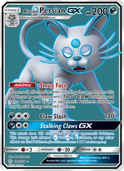 Alolan Persian-GX (Cosmic Eclipse 219)