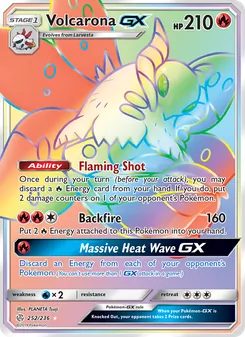 Volcarona-GX (Cosmic Eclipse 252)