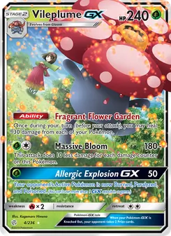 Vileplume-GX (Cosmic Eclipse 4)