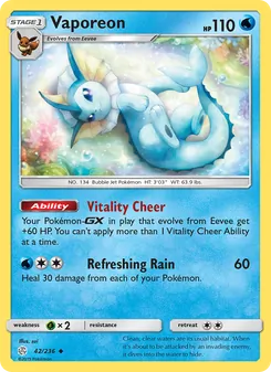 Vaporeon (Cosmic Eclipse 42)