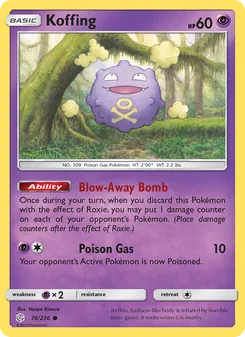 Koffing (Cosmic Eclipse 76)
