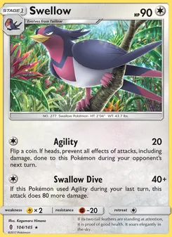 Swellow (Guardians Rising 104)