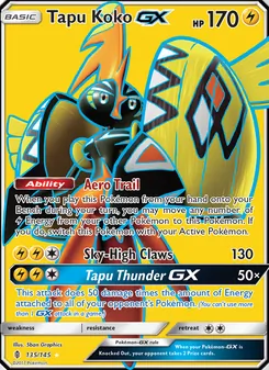 Tapu Koko-GX (Guardians Rising 135)