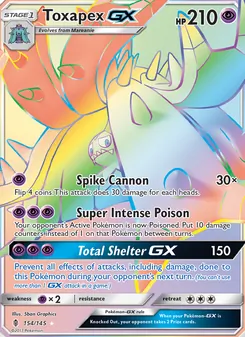 Toxapex-GX (Guardians Rising 154)