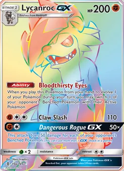 Lycanroc-GX (Guardians Rising 156)
