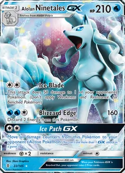 Alolan Ninetales-GX (Guardians Rising 22)