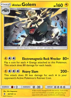 Alolan Golem (Guardians Rising 42)