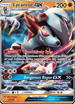 Lycanroc-GX (Guardians Rising 74)