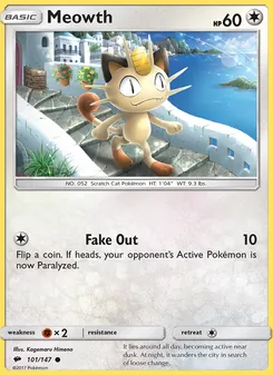Meowth (Burning Shadows 101)