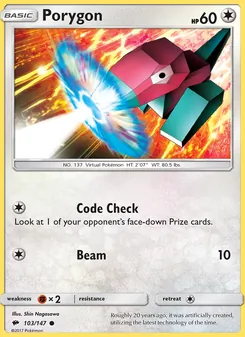 Porygon (Burning Shadows 103)