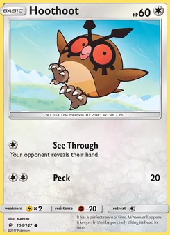 Hoothoot (Burning Shadows 106)