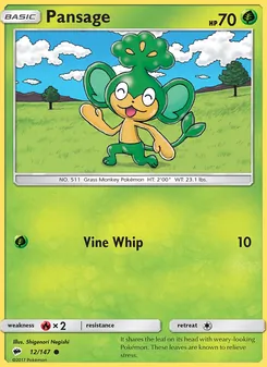 Pansage (Burning Shadows 12)