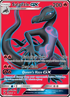 Salazzle-GX (Burning Shadows 132)