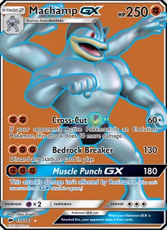 Machamp-GX (Burning Shadows 135)