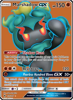 Marshadow-GX (Burning Shadows 137)