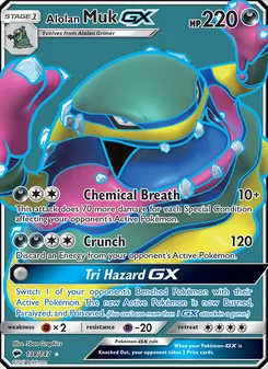 Alolan Muk-GX (Burning Shadows 138)