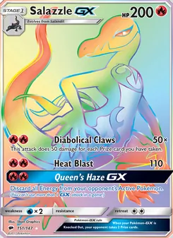Salazzle-GX (Burning Shadows 151)