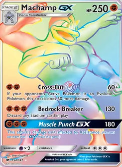 Machamp-GX (Burning Shadows 154)