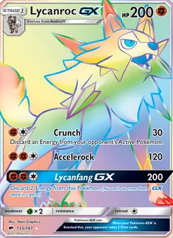 Lycanroc-GX (Burning Shadows 155)