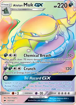 Alolan Muk-GX (Burning Shadows 157)