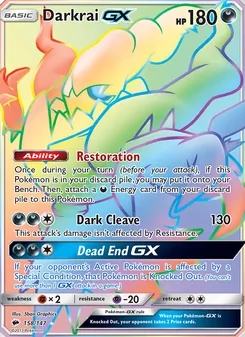 Darkrai-GX (Burning Shadows 158)