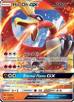 Ho-Oh-GX (Burning Shadows 21)