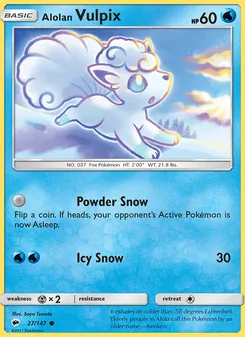 Alolan Vulpix (Burning Shadows 27)