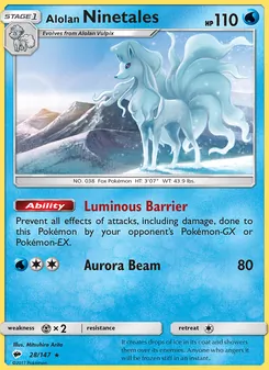 Alolan Ninetales (Burning Shadows 28)