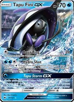Tapu Fini-GX (Burning Shadows 39)