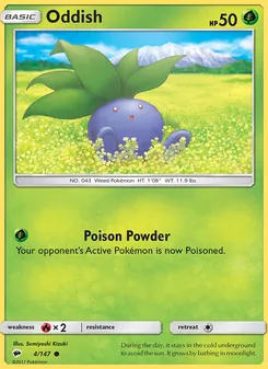 Oddish (Burning Shadows 4)