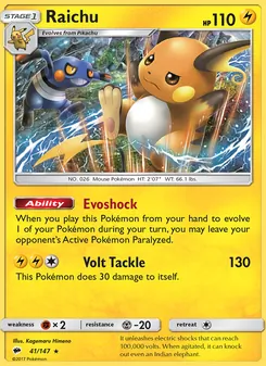 Raichu (Burning Shadows 41)