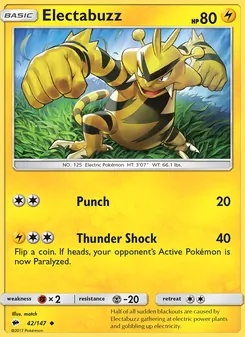 Electabuzz (Burning Shadows 42)