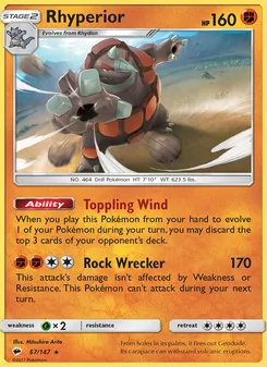 Rhyperior (Burning Shadows 67)